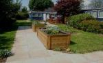 Day centre showing sensory garden